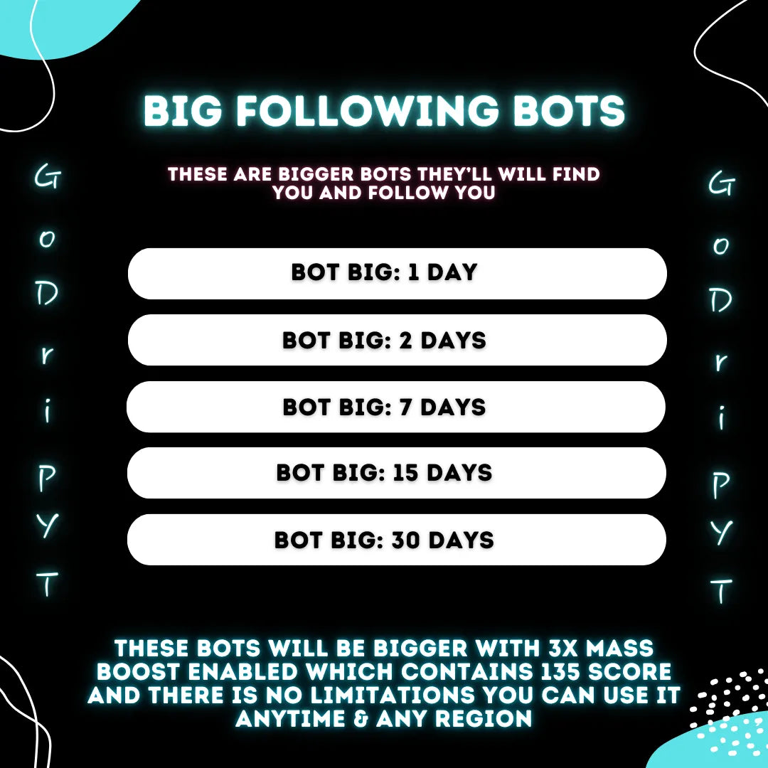 Big Following Bots